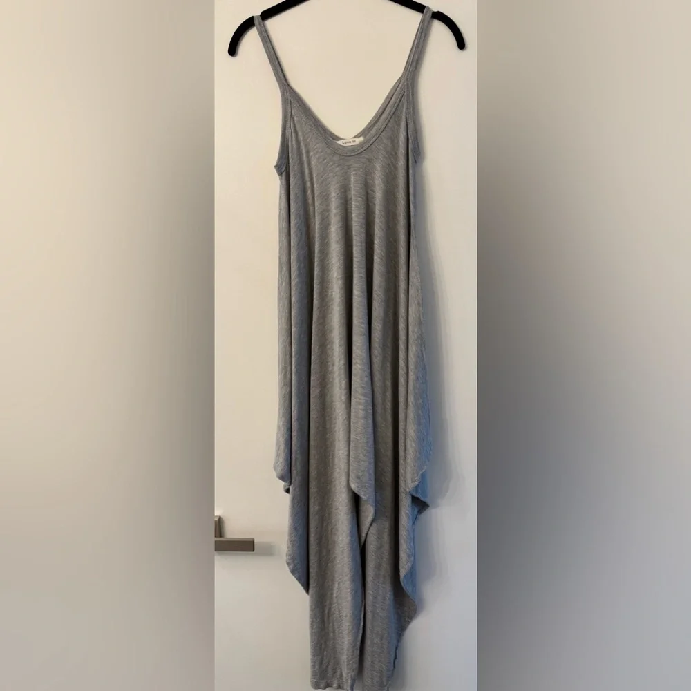 Grey Knit Harem Jumpsuit - Picture 2 of 4